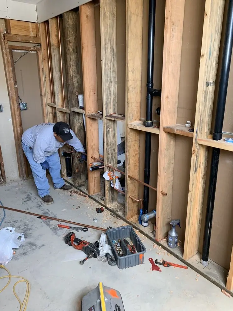 Commercial rough-in plumbing for Trenchless Sewer Repair in Live Oak Acres